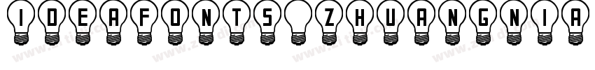 IdeaFonts ZhuangNia字体转换